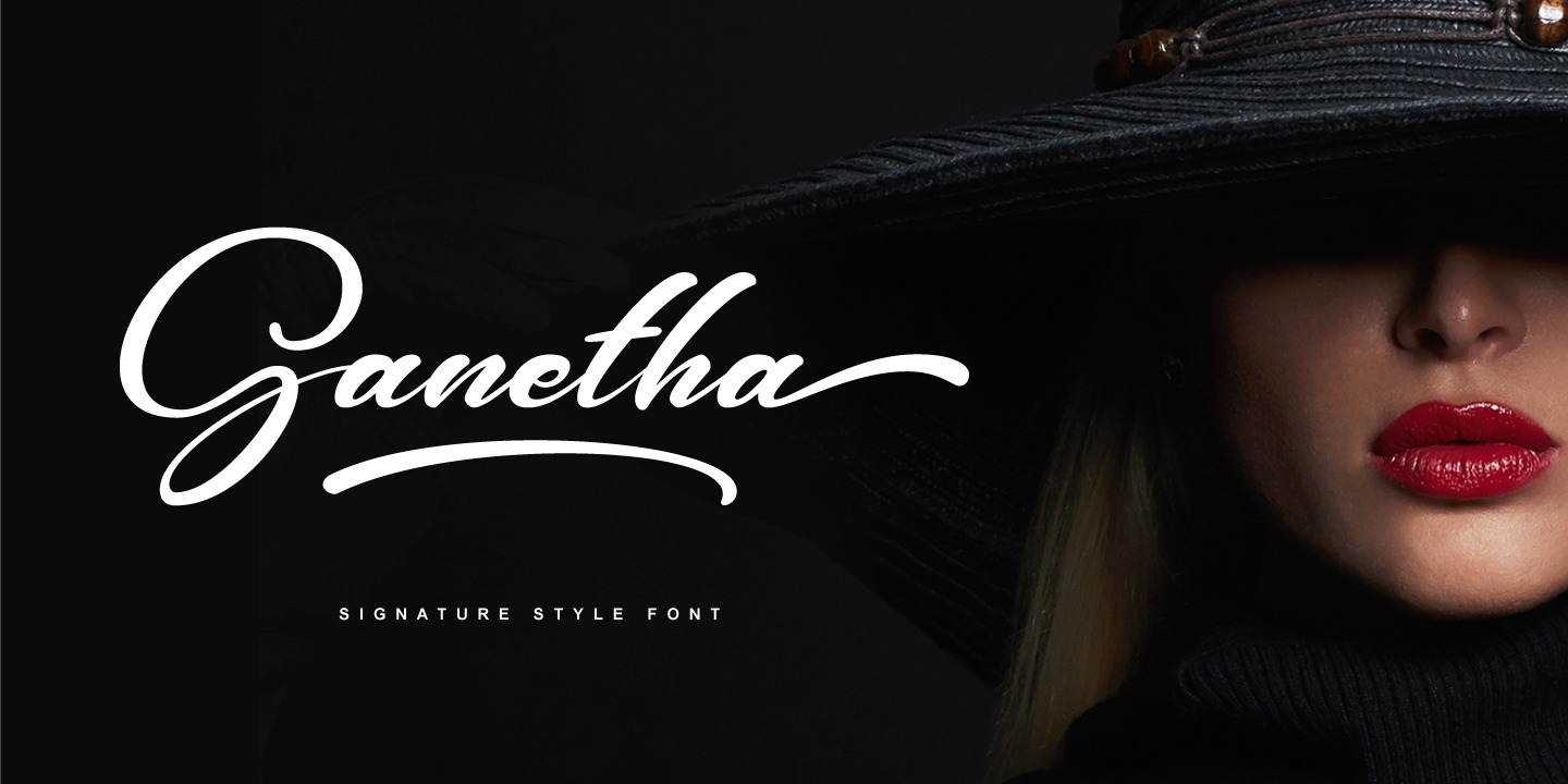 Ganetha Font preview